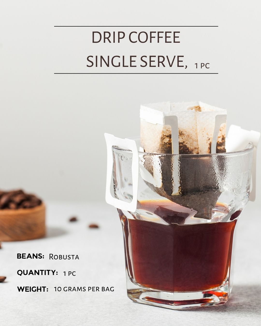 Drip Coffee Singles_robusta Beans @sijopcapital